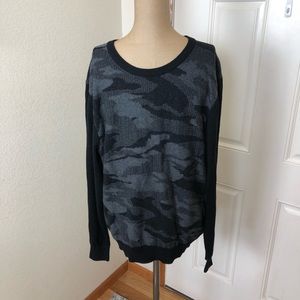 NWT Stewart Of Scotland Camo Print Sweater